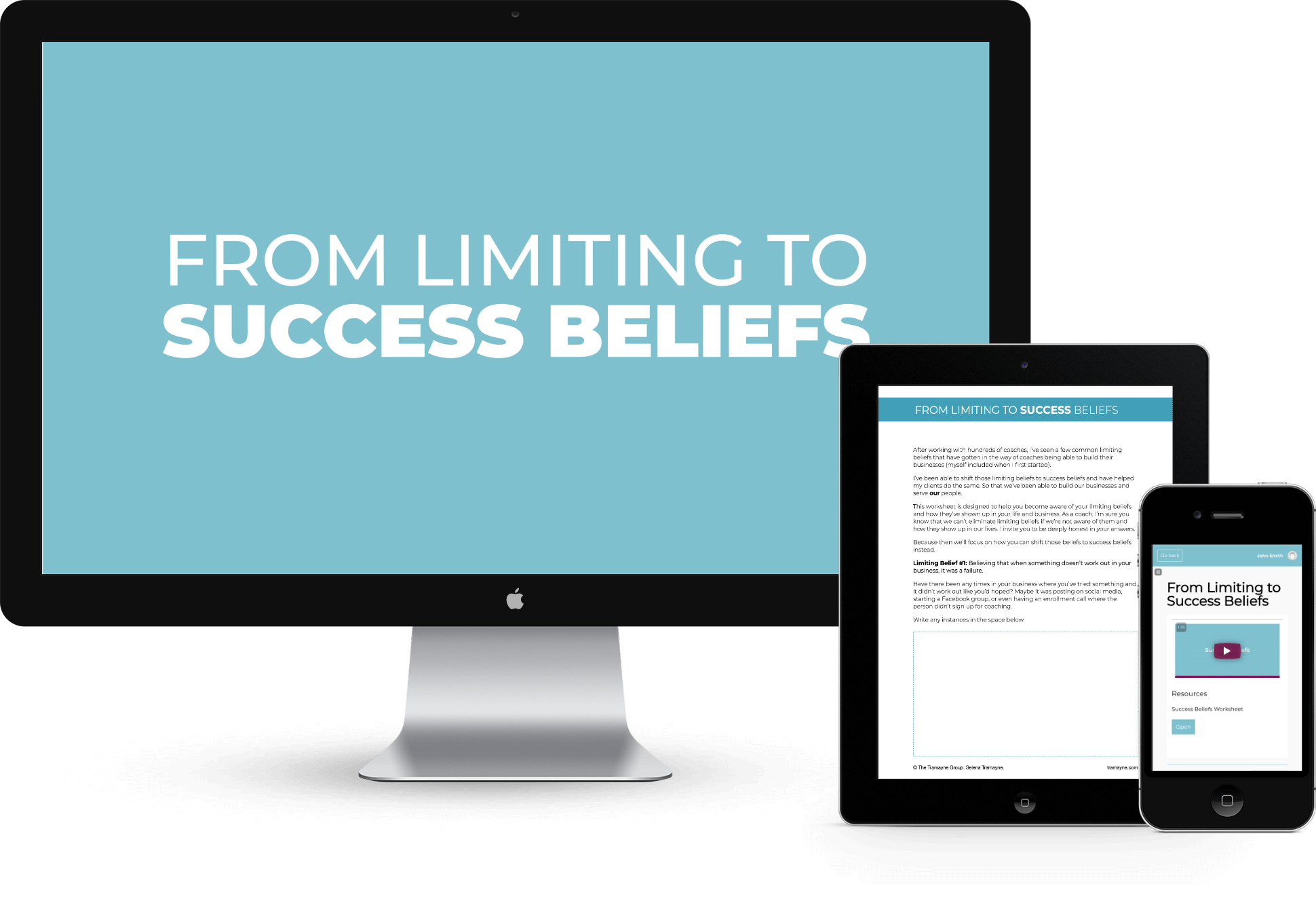 From limiting to success beliefs